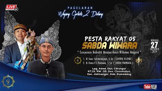 LIVE DUET DALANG WAYANG GOLEK Gaos S.A Sukmanajaya