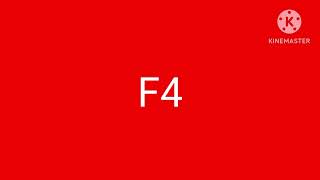 F4 (Stay Tuned/Continue for More) (Red)