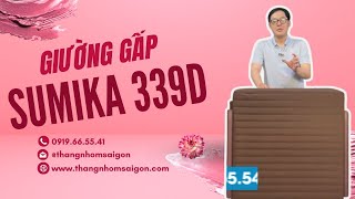 Giường Xếp Gấp Gọn Sumika 339D, Dài 1.9m, Rộng 0.8m,  Tiện Lợi Đễ Hàng Di Chuyển, Gấp Gọn