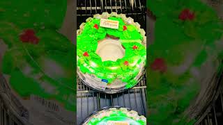 CHRISTMAS WREATH CAKE #shorts