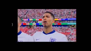 England vs Denmark National Anthem - EURO 2024