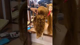 Peacock hairstyle #shorts #ytshorts #shortfeed #youtubeshorts #shortviral #peacock #hairstyle