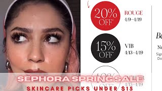 SEPHORA SPRING SALE | SKINCARE UNDER $15 WORTH YOUR $$$ #Shorts #SephoraSale #SephoraSpringSale