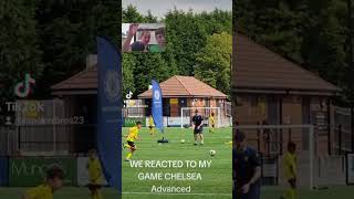 we reacted my game vs Chelsea Advanced #brookerbros #chelseaacademy #watfordfcacademy #sundayleague