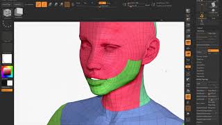 ZBRUSH Merge Subtools 7 levels (RUS)Объединение сабтулов с сохранением высокого уровня детализации.