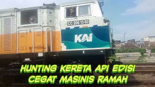 MASINISNYA MENYAPA RAILFANS | Hunting Kereta Api Di Area Kiaracondong Edisi Nyegat Masinis Ramah