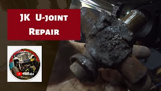 U-joint replacement on a JK, it's crunchy!!!!!