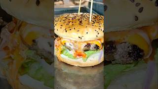 Fast Food Burger Challenge Mystery box #fastfood #iconic #beef #chicken  #fries #burger #shorts