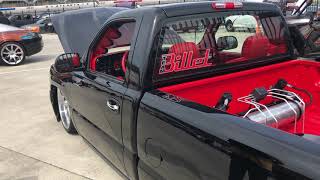 Slammed supercharged Silverado #teambillet #streetwhipzmegashow