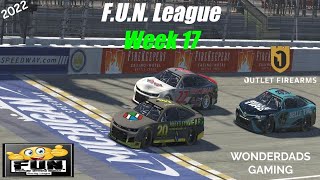 WonderDads Gaming: iRacing 2022 F.U.N. League Nascar Cup Season Week 17 Michigan