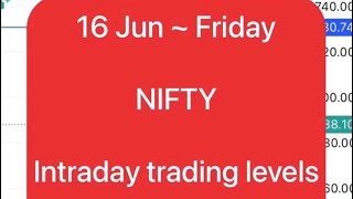 Nifty analysis video for tomorrow | 16 jun market analysis #nifty #viralvideo #niftyanalysis #yt