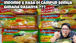 NYOBAIN INDOMIE 6 RASA DI CAMPURIN SEMUA KOK GINI YA RASANYA