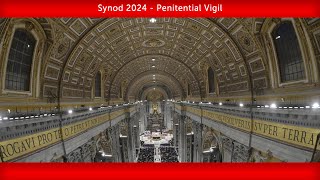 Synod 2024 - Penitential Vigil, October 1, 2024, Pope Francis