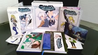 Anime Unboxing #20 Is It Wrong to Try to Pick Up Girls in a Dungeon? Limited/Premium Edition BoxSet