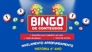 Bingo de História 6º ano