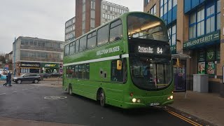 *Kickdown* Journey on the 84 (WVL2, LF57CYZ) Wright Eclipse Gemini 2 Volvo B9TL