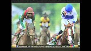 Jockey Goggle Demonstration on the Equicizer Belmont Stakes 2011