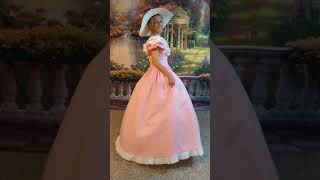 Pink 1860's picnic gown by Victoria Vane