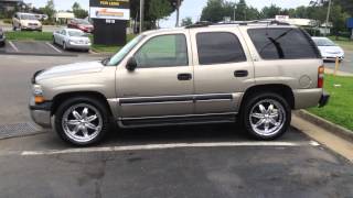 2001 CHEVY TAHOE ON 22" DIVINITY D700 RIMS WITH 305/45/22 LEXANI TIRES AT RIMTYME RICHMOND!