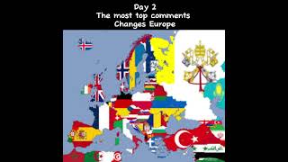 Top comment changes Europe #shortvideo #mapping #viral