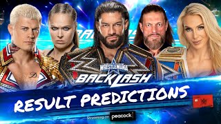 WWE WrestleMania Backlash 2022 Result Predictions Seth Rollins will defeated Cody Rhodes #wwe