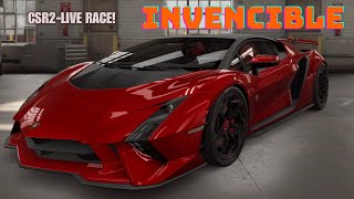 CSR2 - Lamborghini Invencible vs Bugatti Chiron Super Sport 300 (live race)