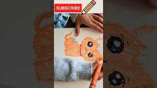 How to draw easy cat #shorts #drawing #painting