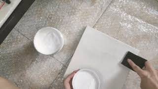 Gesso The Canvas - Painting Preparation / Canvas Treatment