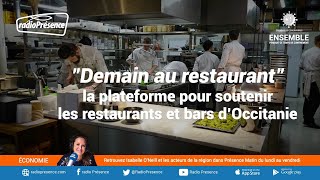 "Demain au restaurant", la plateforme pour soutenir les restaurants et bars d’Occitanie