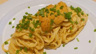 초간단 찐하고 고소한 성게알 크림 파스타 Creamy Uni Pasta