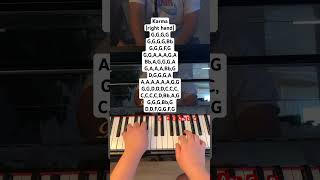 Karma // follow my instagram: jessnotes123 #piano #pianotutorial #pianomusic #jojosiwa #karma