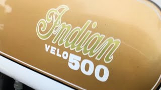 Indian Velo 500 the rarest of  Big singles  tested