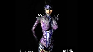 Mythical Dragon Bodypainting | Anna Lingis & Zoe Newlove