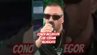 Conor McGregor Live Stream Highlights 😂