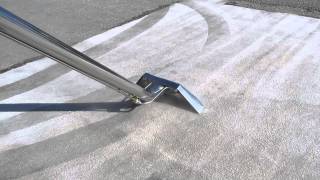 TM3547 forklift carpet cleaning test