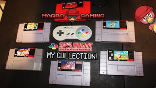 MY ENTIRE SUPER NINTENDO (SNES) GAMES COLLECTION 2024 - Magbo Gaming