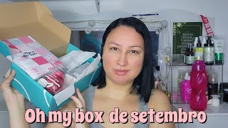 Oh my box de setembro #ohmybox #skincare #cabelo #beleza