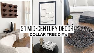 Everyone will be talking about these 3 EASY DIY MID-CENTURY HOME DECOR DIY's from DOLLAR TREE