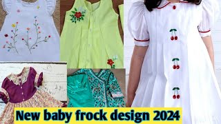 new baby girl frock design 2024||Lawn cotton comfortable dress design for summer season