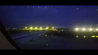 preparation for take off during night time at NAI