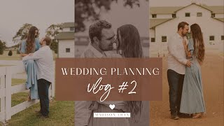 Wedding Planning Vlog #2: Engagement photoshoot story time, cake tastings, & save the dates