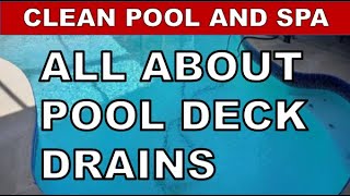 Why Pool Deck Drains Are So Important