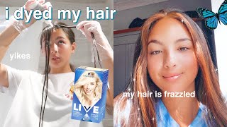 dying my hair MYSELF