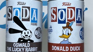 Oswald and Donald Disney Funko Soda opening