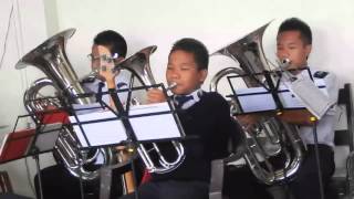 College Veng Corps Band on Music Sunday 2015  - Jesus Christ