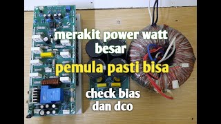 Cara merakit power amplifier apex b500 tef