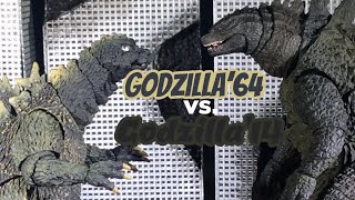 Godzilla’64 vs Godzilla’14 Stop motion