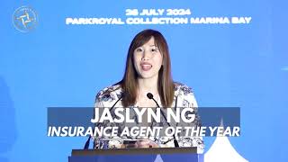 Insurance Agent of the Year - Jaslyn Ng, Prudential Assurance Company Singapore