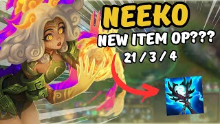 Neeko First Game DOMINATE with New *MAGE* Item!!!! Season 2024 League of Legends #lol