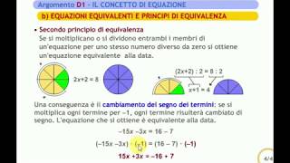 Equazioni di primo grado e loro soluzione